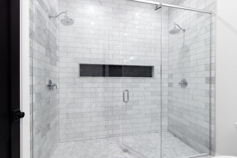 Glass Enclosed Shower